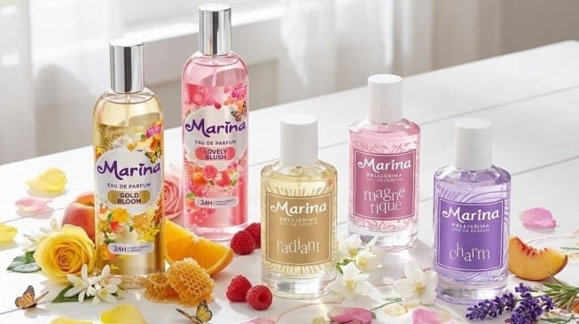 Ilustrasi parfum Marina. (Dibuat dengan Gemini AI)