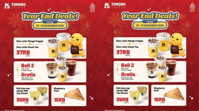 Promo kopi saat tahun baru
