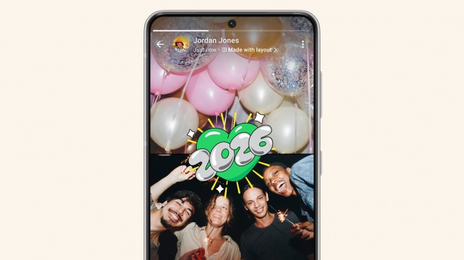 Fitur tahun baru WhatsApp. [WhatsApp]