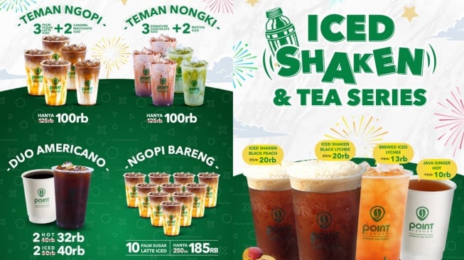 Promo kopi saat tahun baru