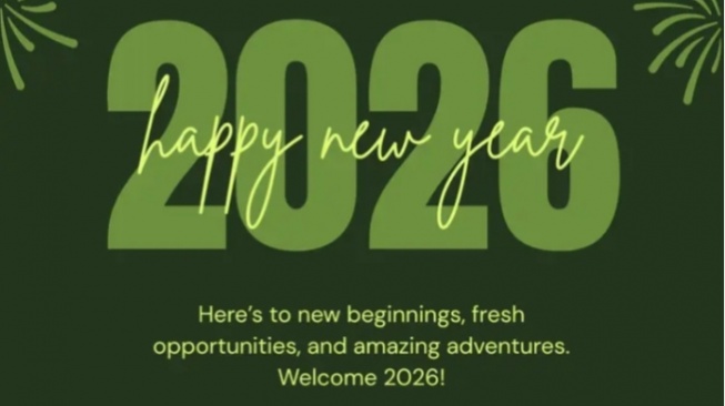 7 Poster Tahun Baru 2026 plus Cara Bikin Pakai Prompt Gemini AI