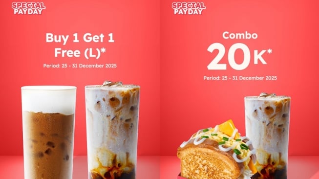 Promo kopi saat tahun baru