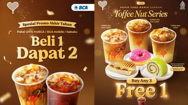 Promo kopi saat tahun baru