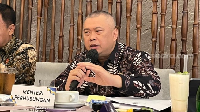 Menteri Perhubungan, Dudy Purwagandhi. [Suara.com/Achmad Fauzi].