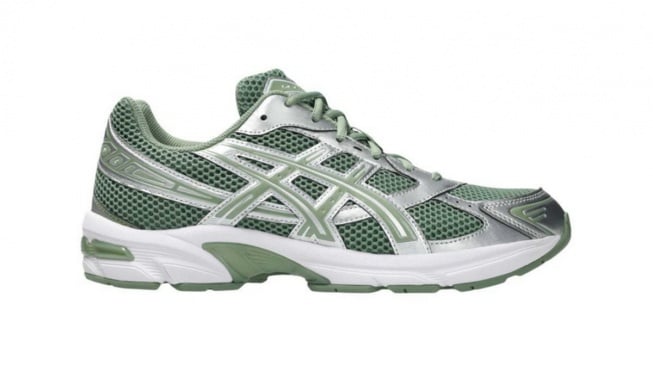 Asics FX GEL-1130 Unisex Sneakers Shoes - Swamp Green/Pure Silver (Foot Locker)