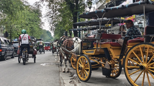 Malioboro Ramai saat Libur Nataru Tapi Pendapatan Sopir Andong Jauh Menurun dari Sebelum Covid