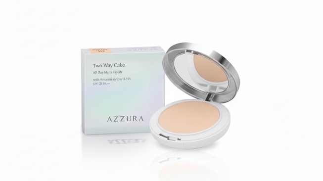 Azzura Two Way Cake Bedak Foundation SPF 21