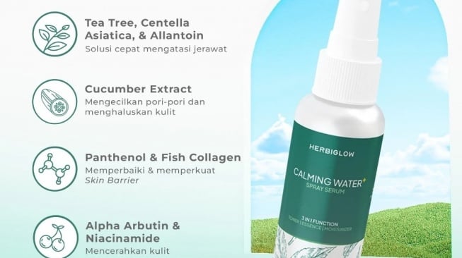 Herbiglow Calming Water Spray Serum (Shopee/Herbiglow Official)