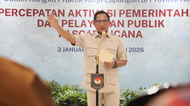 Mendagri Minta Praja IPDN Terapkan Ilmu Pemerintahan Selama Bantu Daerah Bencana