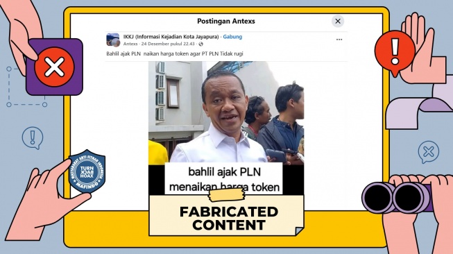 Cek Fakta menteri bahlil