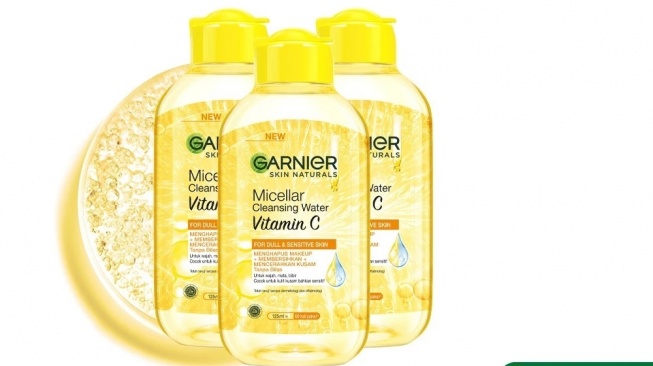 Micellar water Garnier Bright Complete (Shopee/Garnier Indonesia Official Shop)