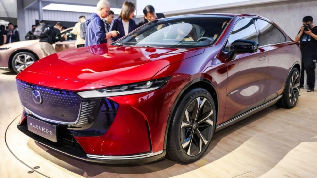 Mobil Listrik Mazda EZ-6. (Foto: Ist)