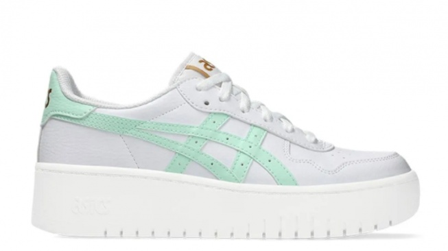 Asics S PF Women's Sneakers Shoes - White/Mint Tint.