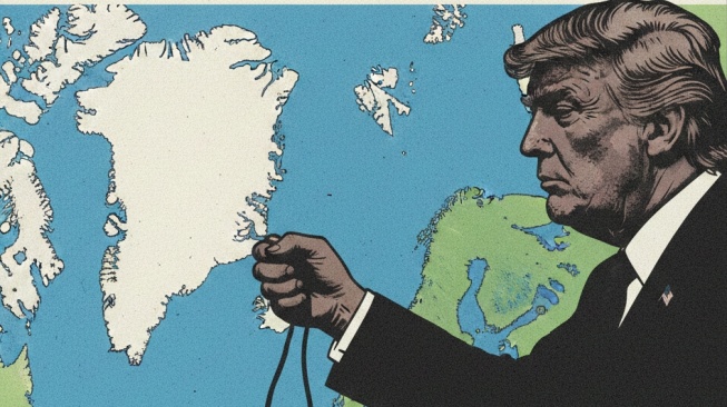 Ambisi Panas Trump di Kutub Utara: Incar Greenland, Denmark dan Warga Lokal Murka