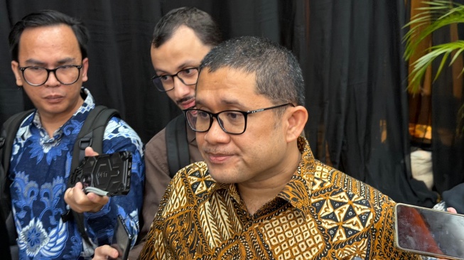 Direktur Jenderal Strategi Ekonomi dan Fiskal Kemenkeu, Febrio Kacaribu. [Suara.com/Dicky Prastya]