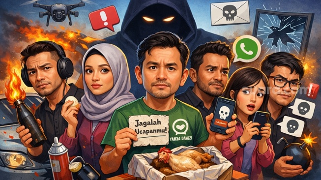 Molotov, Bangkai dan Sinyal Merah Demokrasi: Siapa di Balik Teror Berantai Pengkritik Pemerintah?