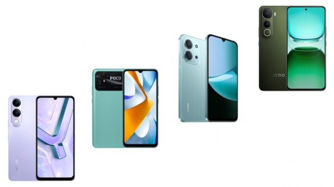 7 HP Baterai 6000 mAh Termurah di 2026, Harga Mulai Rp1 Jutaan