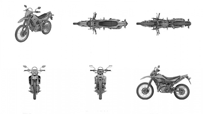 Desain paten motor Yamaha terbaru yang akan dirilis di 2026 (DJKI)