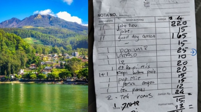 7 Fakta Viral Nota Warung Kopi Fantastis di Telaga Sarangan Magetan