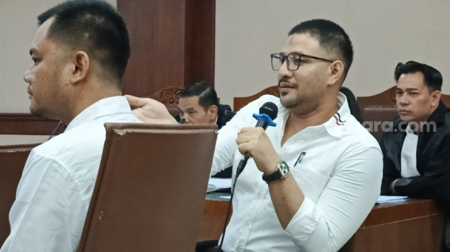 Ammar Zoni di Pengadilan Negeri Jakarta Pusat pada Kamis, 8 Januari 2026. [Suara.com/Rena Pangesti]