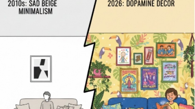 Tinggalkan Sad Beige, Dopamine Decor Jadi Tren Interior Terbaru yang Bikin Bahagia