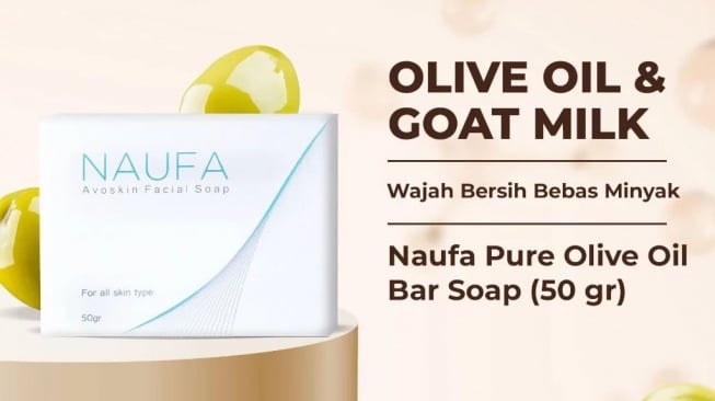 Avoskin Naufa Pure Olive Oil Bar Soap (Shopee/Avoskin Official Shop)