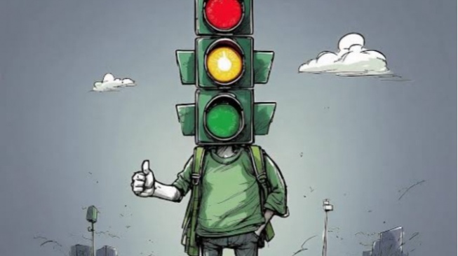 Balada Lelaki Tua di Lampu Merah