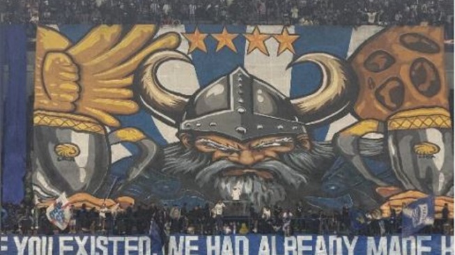 Viking Siapkan Koreografi saat Laga Persib Bandung vs Persija Jakarta