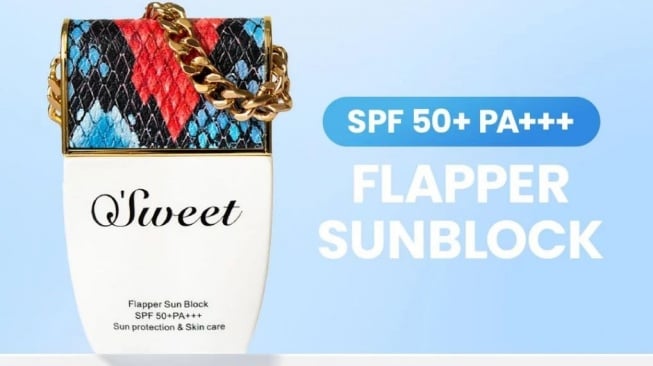 Sunscreen untuk anti aging. (Shopee)