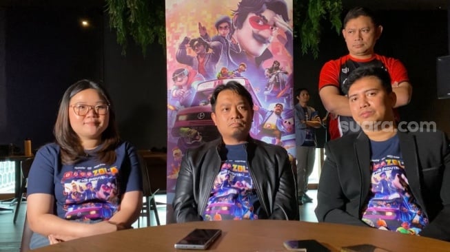 Wawancara round table dengan kreator film Papa Zola di kawasan Setiabudi, Jakarta Selatan pada Jumat, 9 Januari 2025. [Tiara Rosana/Suara.com]