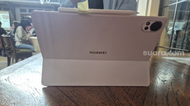 Peluncuran Huawei MatePad 12 X 2026 di Jakarta, Jumat (9/1/2026). [Suara.com/Dythia]