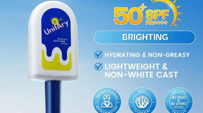 Sunscreen untuk anti aging. (Shopee)