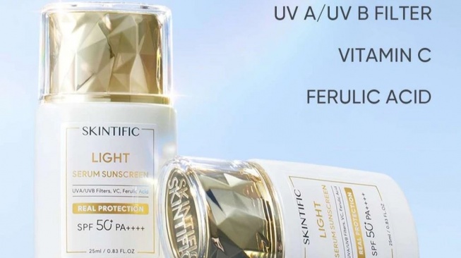 Sunscreen untuk Atasi Flek Hitam di Usia 50-an. (Shopee)