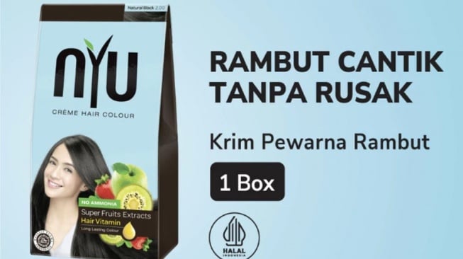 Cat Rambut yang Tahan Lama untuk Tutupi Uban. (Shopee)