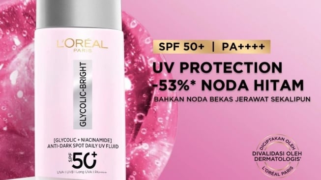 Sunscreen untuk Atasi Flek Hitam di Usia 50-an. (Shopee)