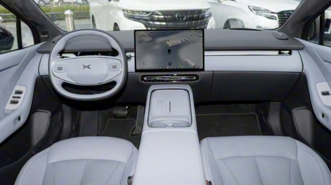 Interior Xpeng P7+ 2026. (Xpeng)