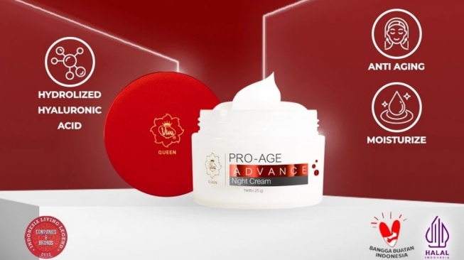 Krim Malam Anti Aging untuk Usia 50 Tahun ke Atas. (Shopee)