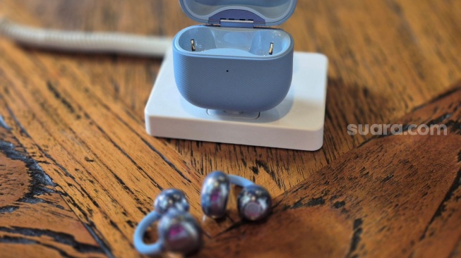 Peluncuran Huawei FreeClip 2 di Jakarta, Jumat (9/1/2026). [Suara.com/Dythia]