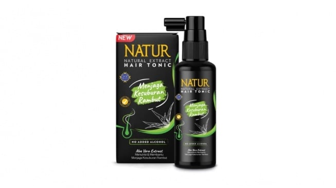 Natur Hair Tonic Aloe Vera (Shopee)