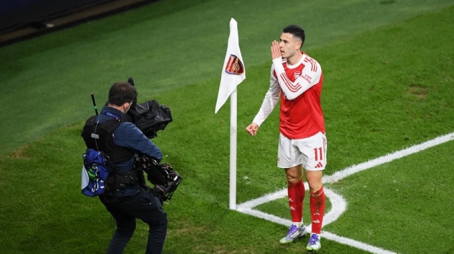 Arteta Kirim Pesan Berkelas ke Arne Slot Usai Hat-trick Gabriel Martinelli