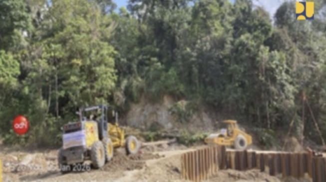 Kementerian PU percepat akses jalan di Sumut. [Pu.go.id]