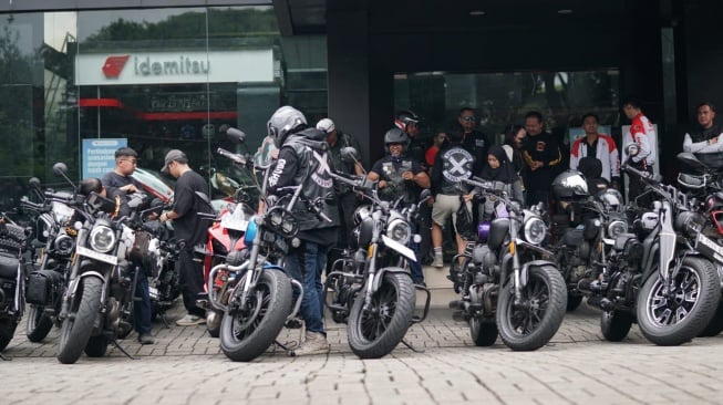 Pengguna QJMOTOR deklarasikan QJRiders Jakarta sebagai wadah persaudaraan. (Foto: QJMOTOR)