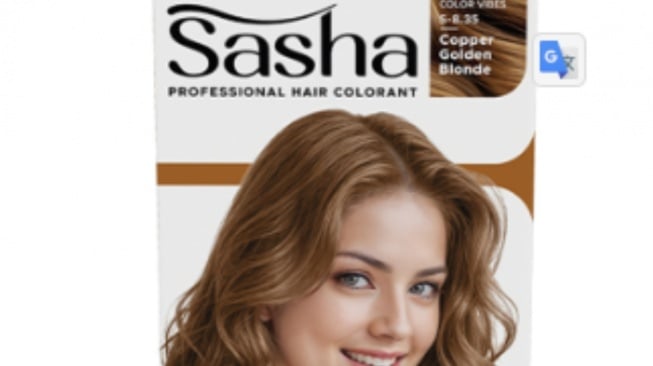 Sasha Hair Color Copper Golden Blonde.