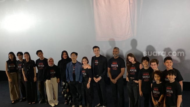 Konferensi pers film Danur: The Last Chapter di kawasan MH. Thamrin, Jakarta Pusat pada Senin, 12 Januari 2026. [Suara.com/Tiara Rosana]