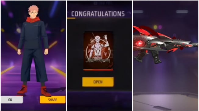 67 Kode Redeem FF Terbaru Aktif 13 Januari: Ada Bundle Jujutsu, Yuji Itadori, dan Evo Gun