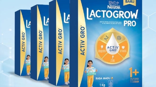 Susu Nestle yang beredar di Indonesia dan aman konsumsi (Shopee/Lactogrow Official Shop)