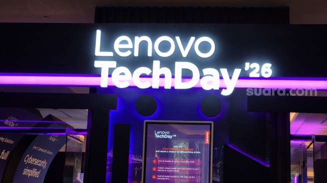 Lenovo CIO Playbook 2026 di Lenovo TechDay '26, Jakarta, Selasa (13/1/2026). [Suara.com/Dythia]