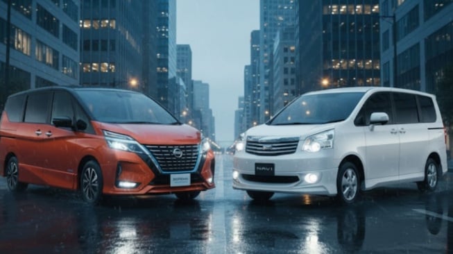 Duel Mobil Keluarga Mewah tapi Murah: Lebih Oke Nissan Serena atau Toyota NAV1?