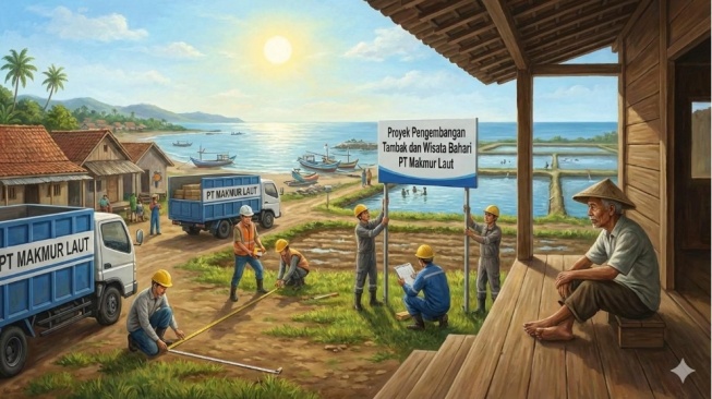 Senja Terakhir di Kampung yang Masih Bernapas