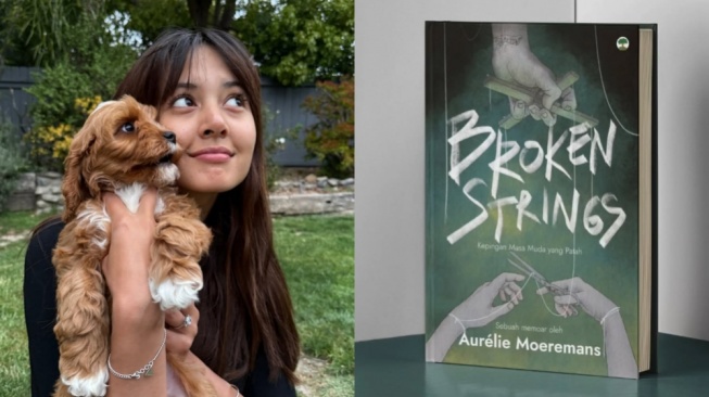 Buku Broken Strings: Memoar Keberanian Aurelie Moeremans Menyembuhkan Luka
